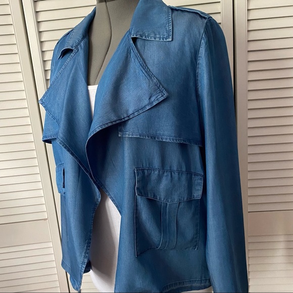Tencel jacket with soft lapels & Pockets L - Picture 7 of 12